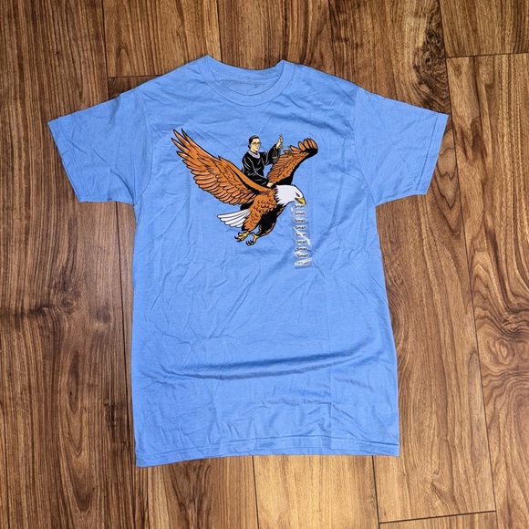 RBG Ruth Bader Ginsberg Riding an Eagle t-shirt NWOT - Picture 1 of 3